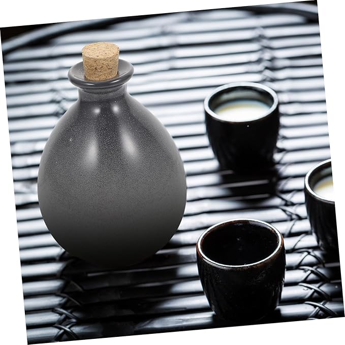 Ceramic Wine Storage Jar Asian Wine Jars Multi-functional Bottle for Home