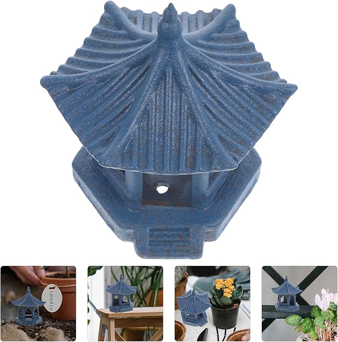 SOIMISS 1pc Pavilion Shaped Flowerpot for Landscape Decor Dark Garden Accessory for for Planting and Creative Display