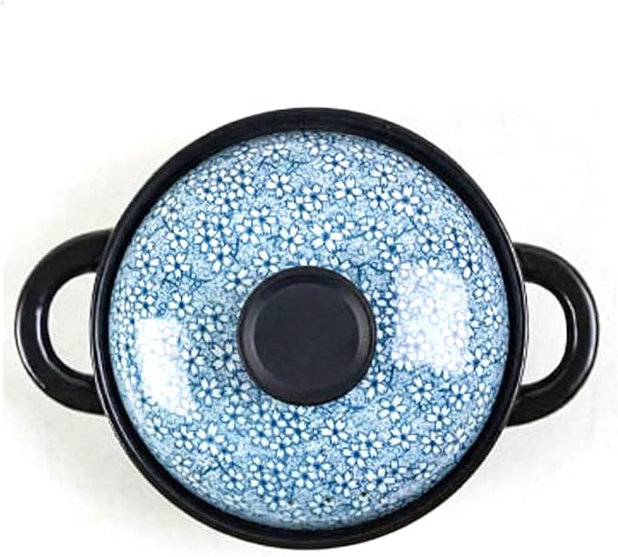 Japanese Clay Pot for Cooking with Lid, Ceramic Casserole Dish & Korean Stone Pot Alternative, Durable Earthenware Nabe Cookware for Rice, Stew A 1.5L