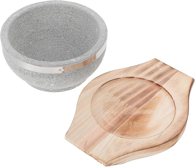Korean Bowls Set Bibimbap Bowl Tray Bowl Korean Stone Pot Home Cooking Utensil