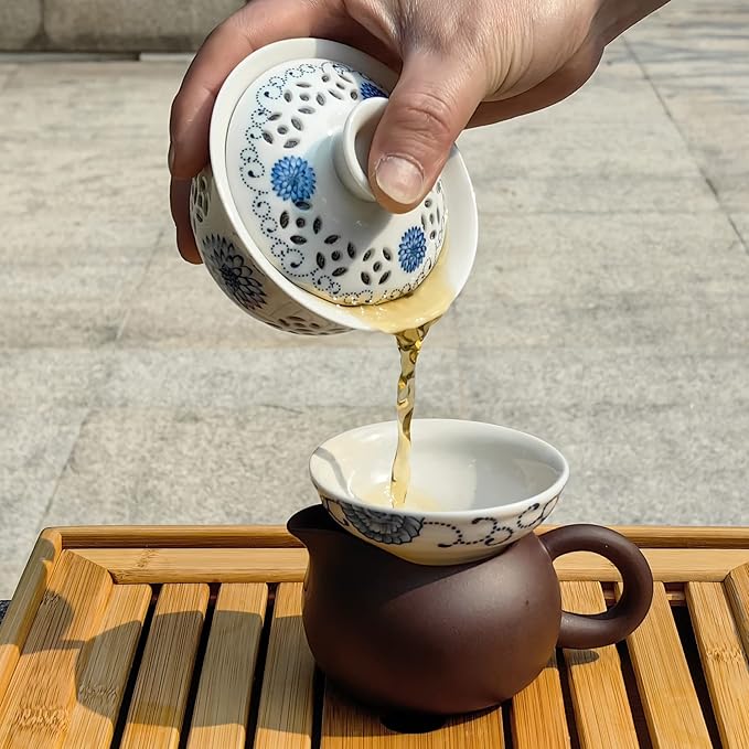 Gong Dao Bei, Purple Clay Pottery Cha Hai for Gong Fu Tea & Coffee or Cream Sharing Cup Milk Serving Pitcher Z-S-C-H2 (6.0 oz / 180 ml)