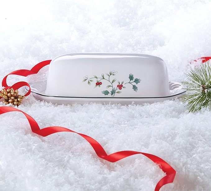 Pfaltzgraff Winterberry Covered Butter Dish Dinnerware Set, Assorted
