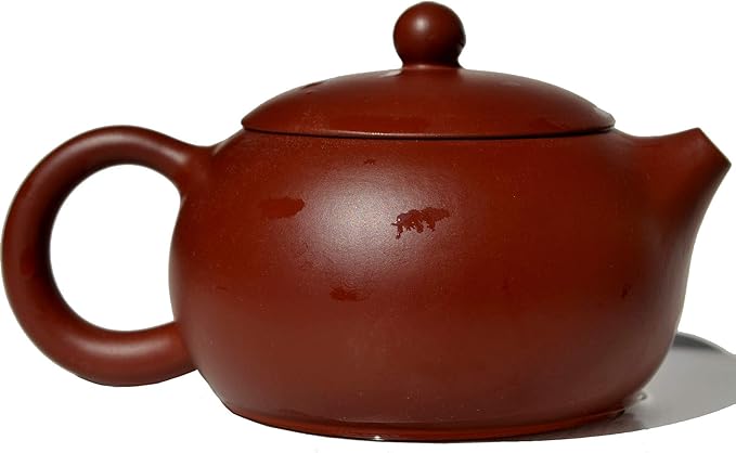 Teapot 8Oz Chinese Zisha Clay Pottery Handmade Xishi Tea Pot Ceramics Red Dahongpao Mud Kettle Spherical Filter