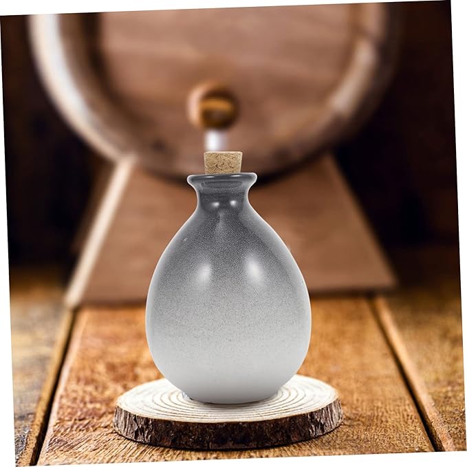 Ceramic Wine Storage Jar Asian Wine Jars Multi-functional Bottle for Home