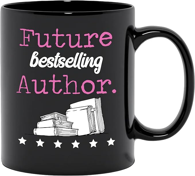 Future Bestselling Author, Black 11oz Ceramic Mug