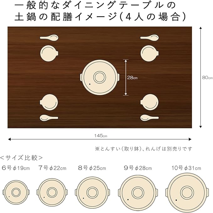 [Genuine Product] Banko Ware 21061 Ginpo Earthenware Pot (Deep Pot) No. 6 for 1 Person Hanamishima, Suitable for Direct Fire, Heat Retention, Made in Japan
