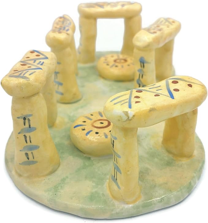 Handmade Sculpture, Decorative Ceramic Home Decor for Shelves or Table