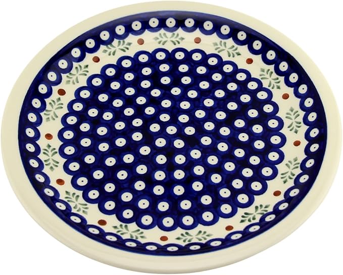 Polish Pottery Market Handmade Dinner Plate 10.75" Diameter by Zaklady Boleslawiec Poland - Dinnerware - Polish Stoneware