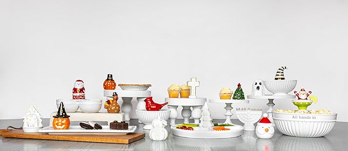 Mud Pie Light Up Holiday Sitter, Pumpkin | Interchangable Sitter for Base