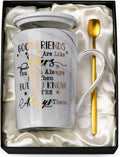 Biching Best Friend Birthday Gifts for Women - Friendship Gifts for Women - Perfect Birthday Present Ideas for Her, Female BFF, Sister - Ceramic Marble Coffee Mug 14 Oz Grey