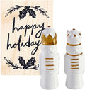 Santa Barbara Design Studio Christmas Figurines - Ceramic Holiday Figures in Keepsake Display Box, Set of 2, Nutcrackers