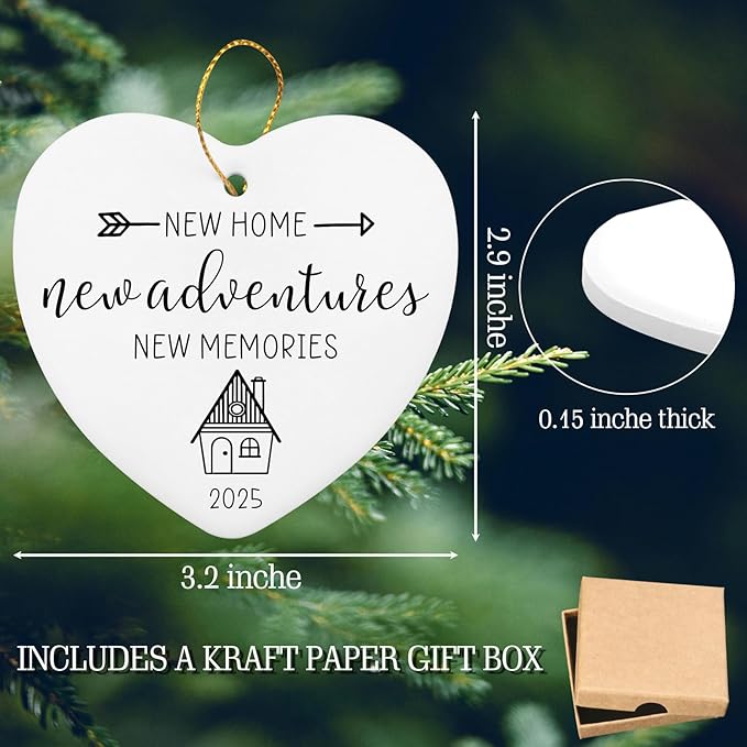 House Warming Gifts New Home - Housewarming Gifts for House Housewarming Gift Ideas for Women Couple Her - New Home Gift Ideas for Women - Heart Hanging Plaque