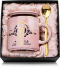 60th Birthday Gifts for Women - Fabulous 1966 Aged to Perfection Happy Birthday Mug - Limited Edition 60th Pink Coffee Mug Printed with Gold, Gift Idea for Turning 60 Years Old Women, Gift Boxed
