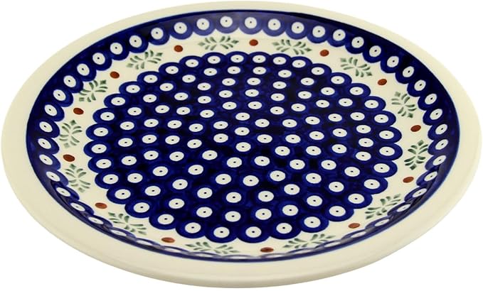 Polish Pottery Market Handmade Dinner Plate 10.75" Diameter by Zaklady Boleslawiec Poland - Dinnerware - Polish Stoneware