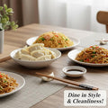 12pcs Ceramic Chopstick Holder, White Chopstick Rest, Realistic Dumpling Shaped Stand for Spoon Fork Knife, Porcelain Utensil Rack for Home Restaurant Table Decor, Unique Asian Dinnerware Accessory
