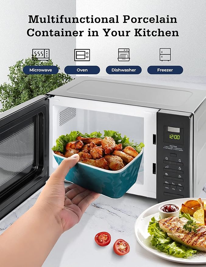 Butter Dish with Lid: Large Butter Dish for Countertop - Ceramic Butter Container with Knife Double Silicone Seal - Unique Stone Butter Dishes with Covers for Farmhouse Kitchen Decor Home Decor Green