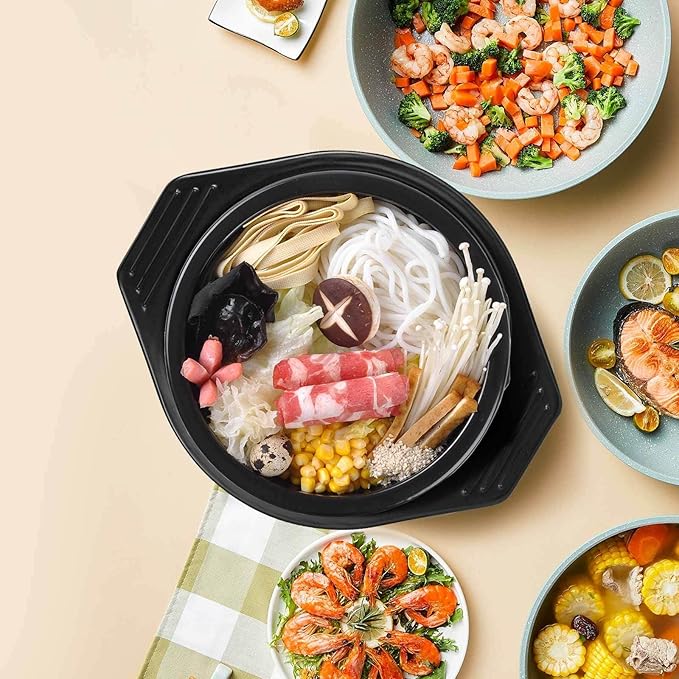 Heat-Resistant Casserole Tray Pot Holder, 16cm Korean Stone Pot Bibimbap Trivet, Household Anti-scalding Pad, 2pcs Set for Kitchen Hot Pan Protection and Tableware Safety