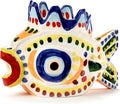 Serax Flower Vase | Sicily by Ottolenghi | Colorful Fish Stoneware Home Decor Living Room for Coffee Table, Kitchen Decorations | Modern Entryway Table Decor or for Shelves | Unique Centerpiece Vases