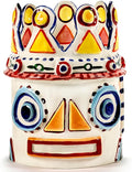 Serax Flower Vase | Sicily by Ottolenghi | Colorful Head Stoneware Home Decor Living Room for Coffee Table, Kitchen Decorations | Modern Entryway Table Decor or for Shelves | Unique Centerpiece Vases