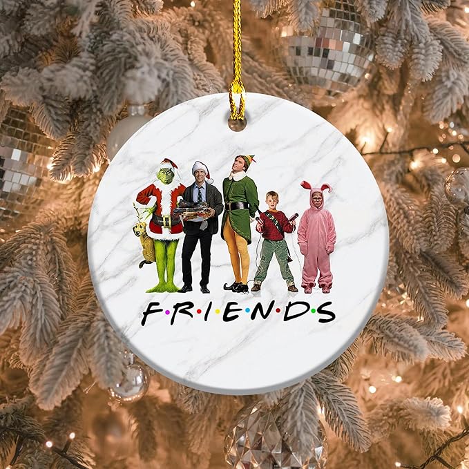 Christmas Movie Ornaments - Xmas Tree Decorations - Hanging Ornaments - Gifts for Friends & Family