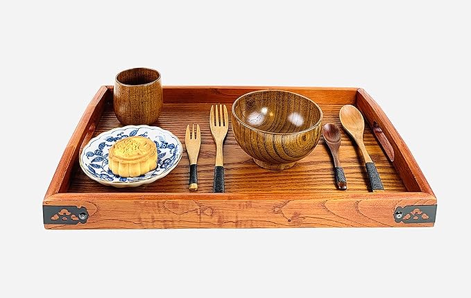 JapanBargain 4079, Wooden Tea Cups Water Coffee Mug Japanese Zen Style Teacups, 4 ounce 120ml, Pack of 6