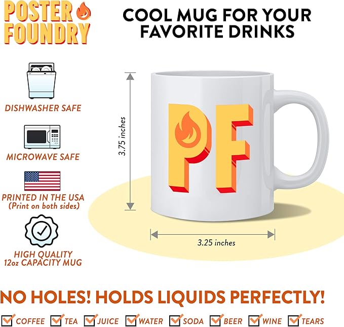 Poster Foundry Jackalope Head Western Funny Ceramic Coffee Mug Tea Cup Fun Novelty Gift 12 oz
