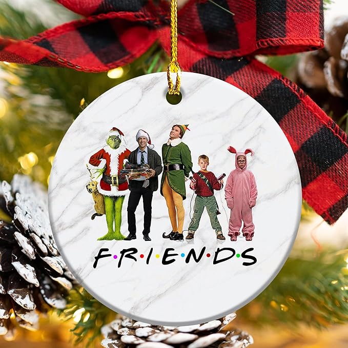 Christmas Movie Ornaments - Xmas Tree Decorations - Hanging Ornaments - Gifts for Friends & Family