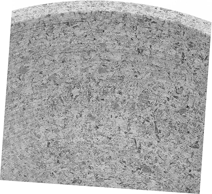 ABOOFAN Large Korean Stone Pot Bowl Deep Bibimbap Bowl Korean Style Serving Natural Stone Carbonized Wood Trivet