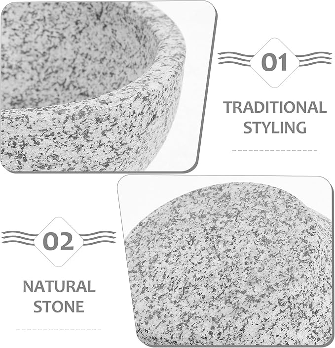 Korean Stone Pot Bibimbap Bowl 14pcs Natural Stone Cookware Deep Cooking Stew Soup Rice Bowl for Restaurants