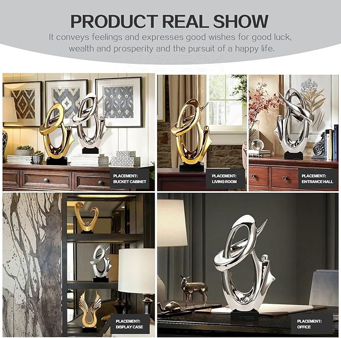 Sculptures Statues Sculptures Decoration, Ceramic Decoration Table Decoration Living Room, Decoration Apartment Modern Sculpture, d (d)