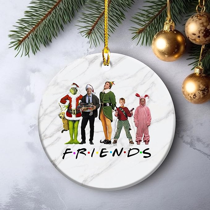 Christmas Movie Ornaments - Xmas Tree Decorations - Hanging Ornaments - Gifts for Friends & Family