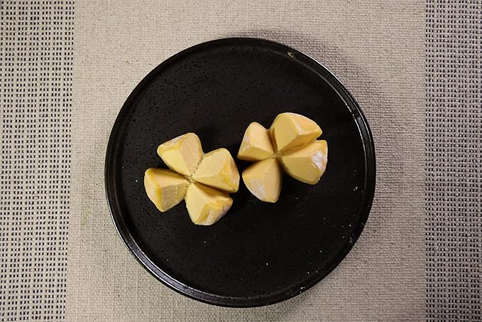 Ceramic Appetizer Plates, 8 Inch Dessert Plates/Salad Plate, Small Dinner Plates for Snacks, Side Dishes, Round Serving Plates (4, Dark Brown)