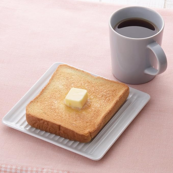 Hasamiyaki Succession Toast Plate (White)