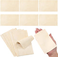 Potchen 20 Pieces Pre Cut Chamois for Smoothing Pot Rim Chamois Clay Soft Cloth Pottery Tool Kit Ceramic Pottery Tools and Supplies Ceramics Trimming Tools