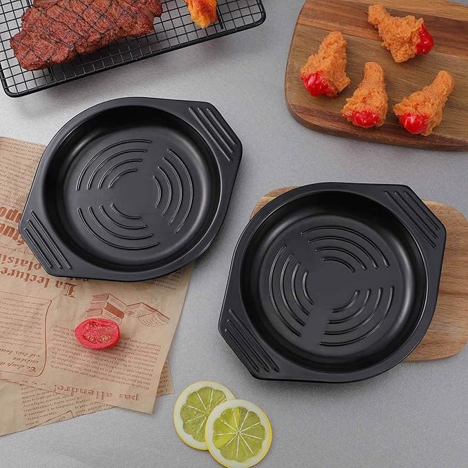 Heat-Resistant Casserole Tray Set 2pcs, 16cm Korean Stone Pot Base, Insulation Pad for Hot Pots, Silicone Storage Plate for Kitchen Cooking and Table Use