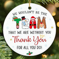 ZAGKOO Best Boss Ever Christmas Ornament 2025 - Appreciation Gifts for Boss Lady, Managers, Leaders - Thank You Gifts for Women, Bosses, Team, Coworkers - Holiday Ceramic Tree Xmas Decoration