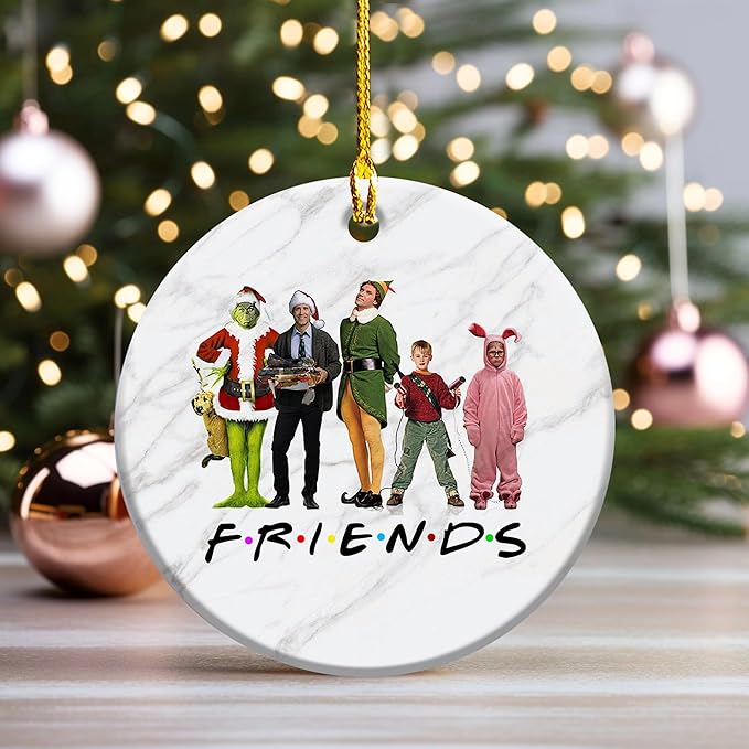 Christmas Movie Ornaments - Xmas Tree Decorations - Hanging Ornaments - Gifts for Friends & Family
