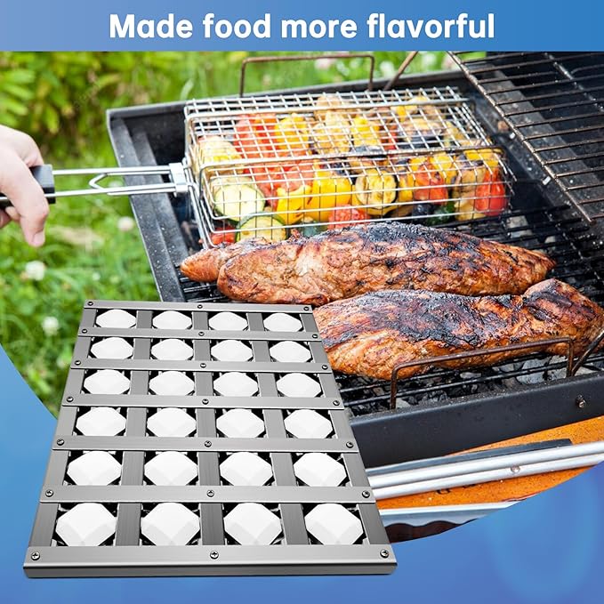 510-1024 and 510-1025 Briquette Tray for Alfresco Grill Parts,Radiant Tray Assembly for Alfresco Artisan ARTP36, AAEP26, AAEP36 with Ceramic Rods