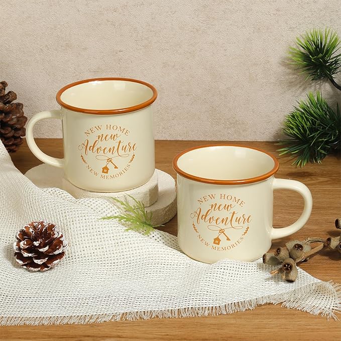 House Warming Gifts New Home,New Home Gifts Ideas,Housewarming Gift,Closing Gift for Home Buyers,House Warming Basket with Mugs Cutting Board Candle