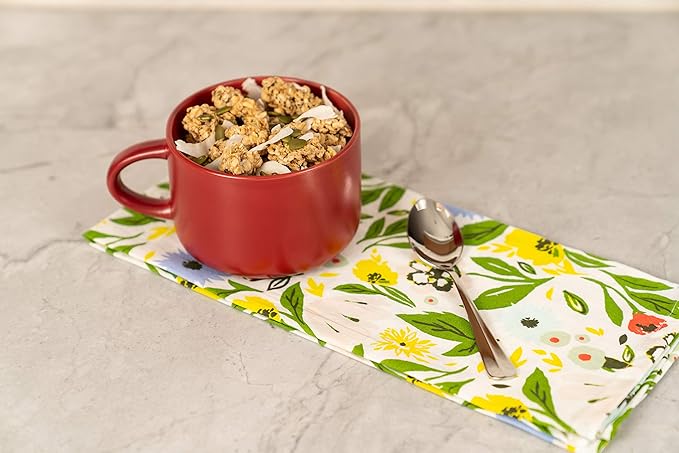 10 Strawberry Street Wazee Matte 4.75"/22 oz Oversized Mug, Set of 6, Red
