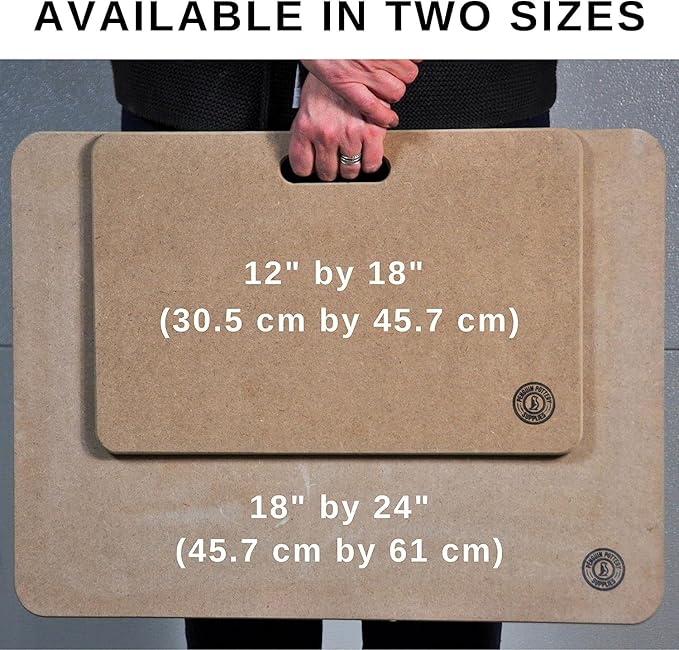 Penguin Pottery School & Studio Pack - Specialty Premium Portable Clay Wedging Board with Built-in Handle for Pottery - For Crafts Arts Ceramics Pottery Tools, Small (Set of 5)