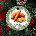 Sweet Potato Christmas Ornament, Personalized Sweet Potato Ornament, Sweet Potato Gift, Sweet Potato Christmas Tree Decor, Xmas Gift