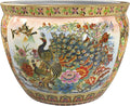 16" Famille Rose Porcelain Fishbowl