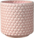 Bloomingville Stoneware Flower Pot with Polka Dots, Planter, 6", Rose