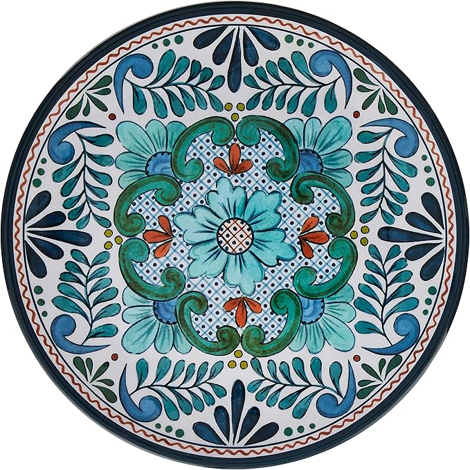 Certified International - 20286Set/6 Certified International Talavera 9" Salad/Dessert Plate, Set of 6, 9 Inches, Multicolor