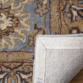 SAFAVIEH Heritage Collection X-Large Area Rug - 12' x 15', Blue & Gold, Handmade Traditional Oriental Wool, Ideal for High Traffic Areas in Living Room, Bedroom (HG958A)